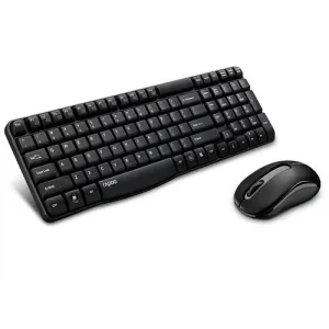 Rapoo X1800S Wireless Keyboard & Mouse Combo Set (Black)