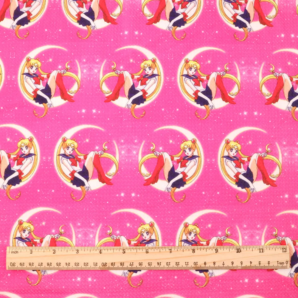 red series printed fabric