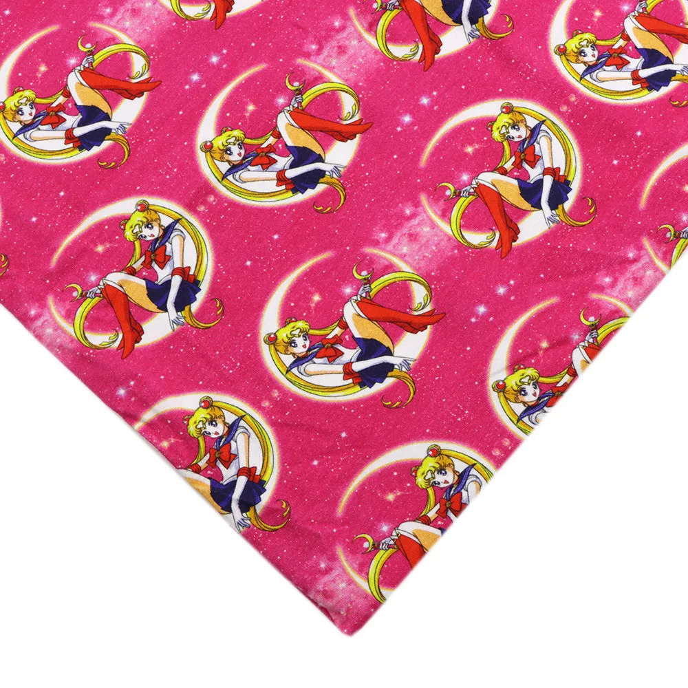 red series printed fabric