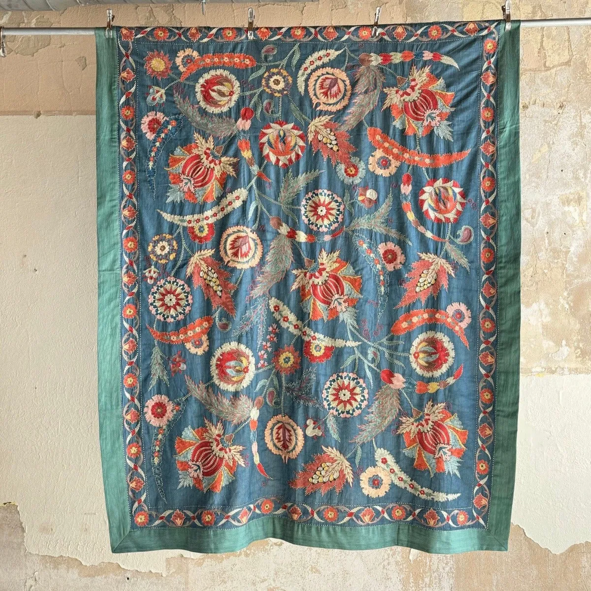 RESERVED: Hand Stitched Suzani (CSSU011124 | 65 x 82")