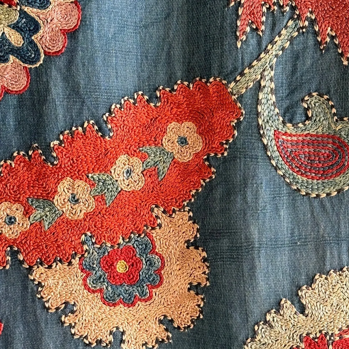 RESERVED: Hand Stitched Suzani (CSSU011124 | 65 x 82")