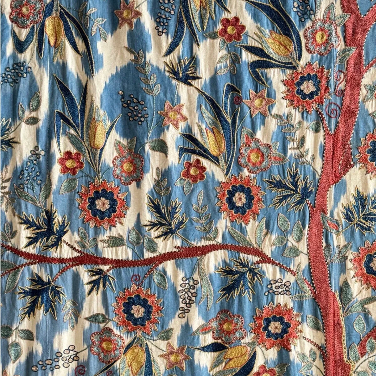 RESERVED: Hand Stitched Suzani (CSSU013424 | 80 x 115")