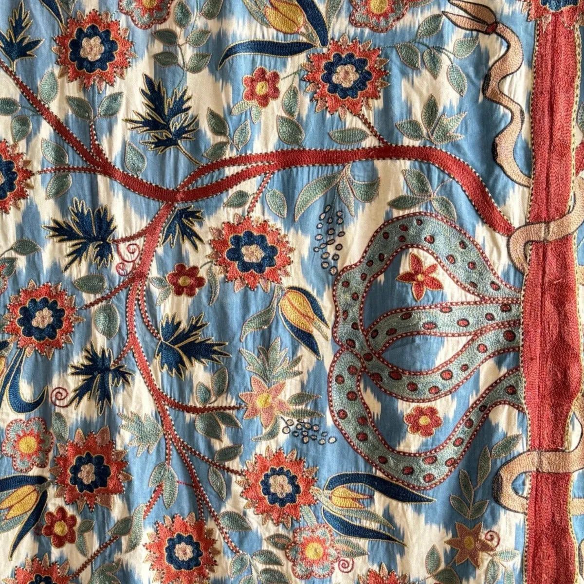 RESERVED: Hand Stitched Suzani (CSSU013424 | 80 x 115")
