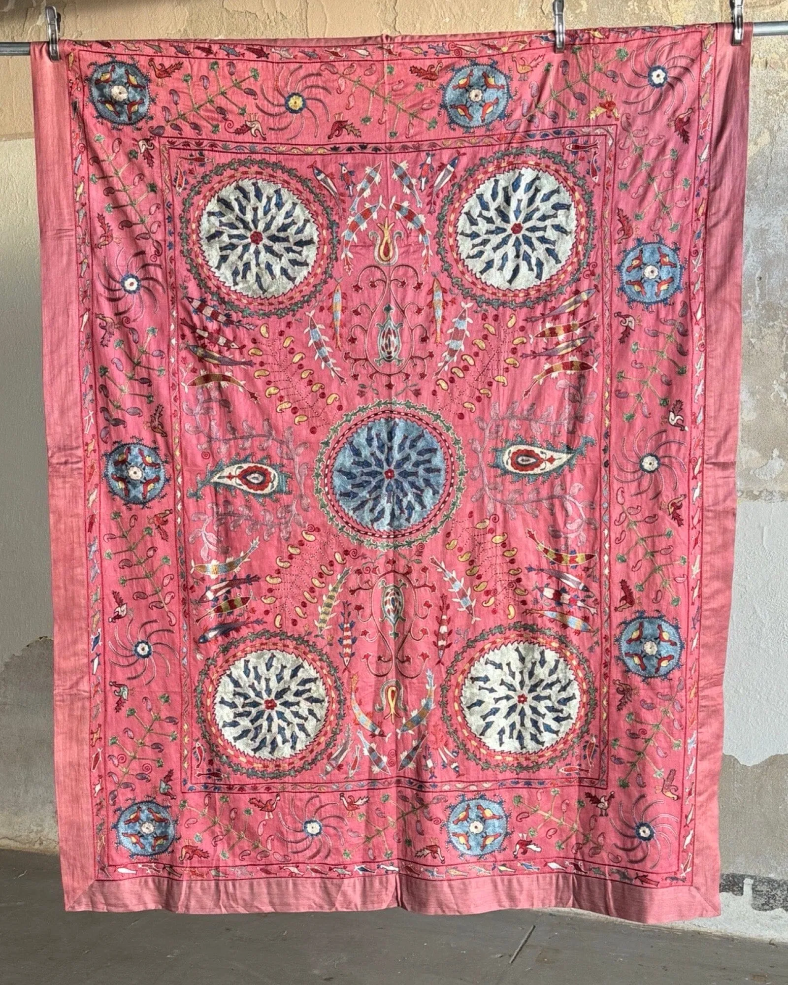 RESERVED: Hand Stitched Suzani (CSSU082924 | 63 x 82")
