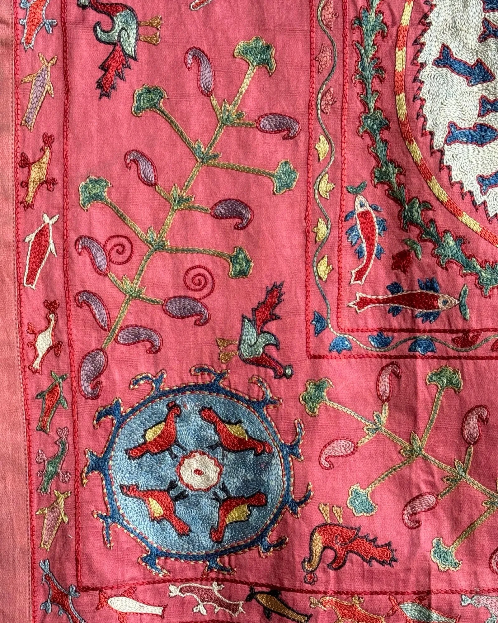 RESERVED: Hand Stitched Suzani (CSSU082924 | 63 x 82")