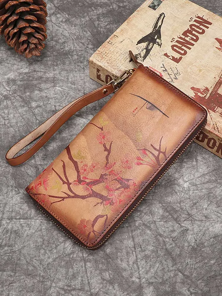 Retro Hand-painting Handmade Wallet