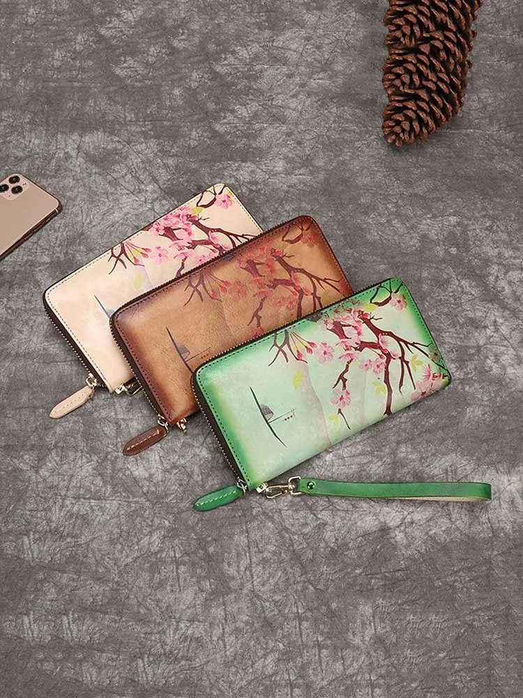 Retro Hand-painting Handmade Wallet