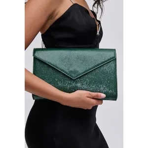 Riva Envelope Clutch - Hunter Green
