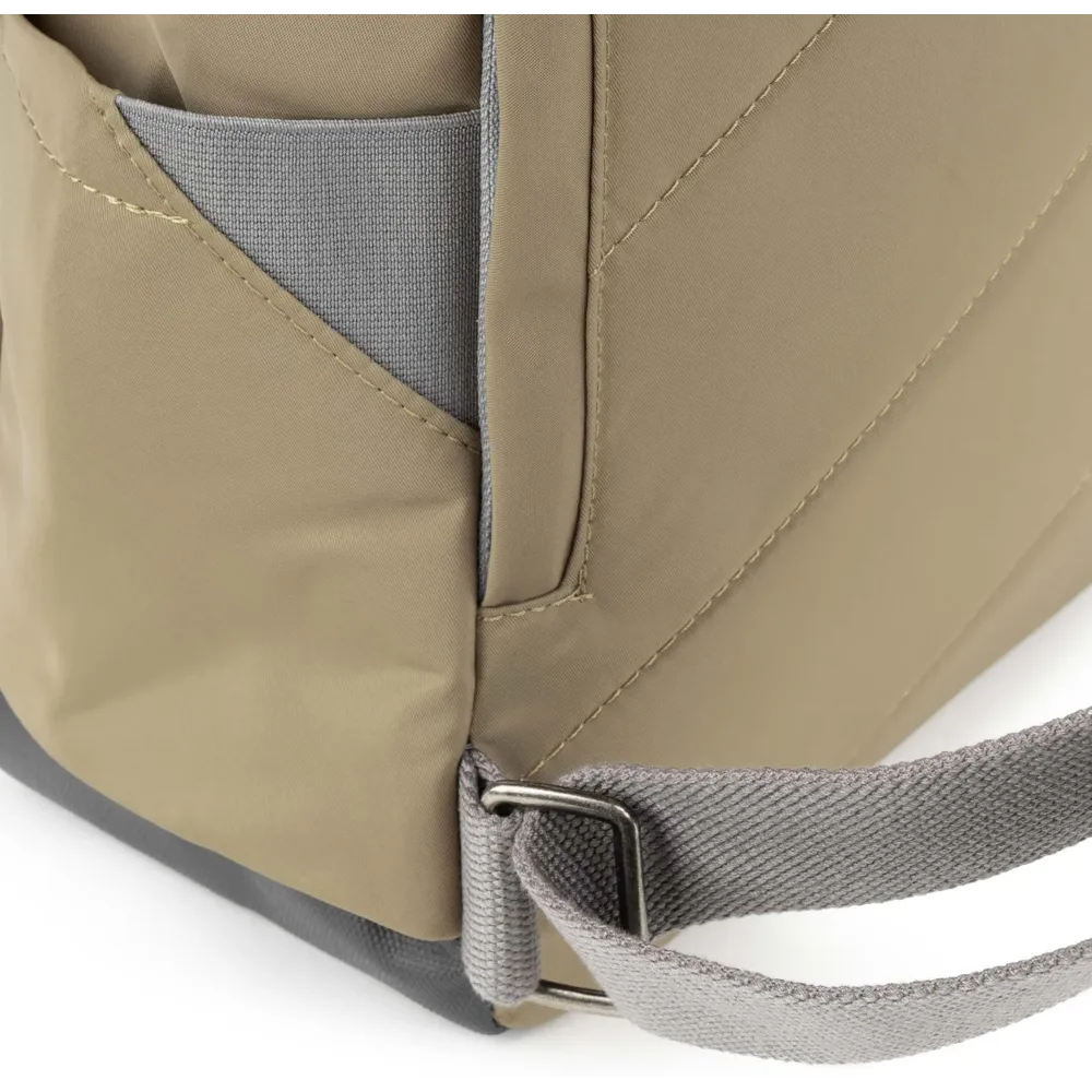 Roka Canfield B Taupe Recycled Nylon Bag