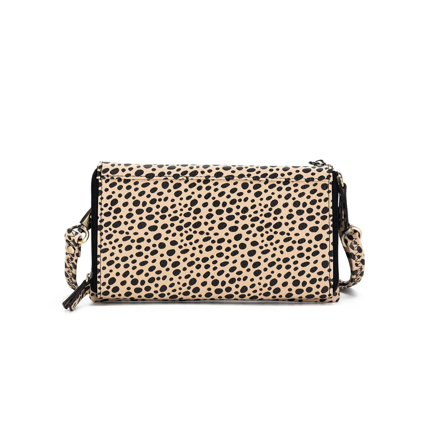 Roxie Pebbled Crossbody Wallet