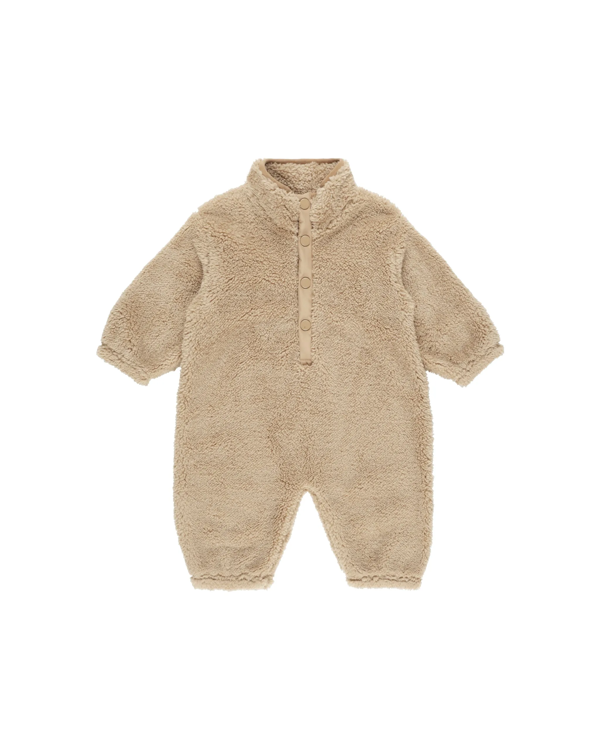 RYLEE   CRU Fuzzy Winter Jumpsuit || Gold