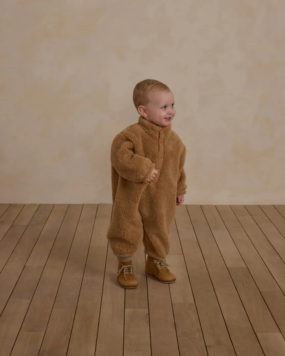 RYLEE   CRU Fuzzy Winter Jumpsuit || Gold