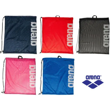 SACCA RETATA ARENA BORSA PISCINA TEAM MESH PORTA PINNE NUOTO