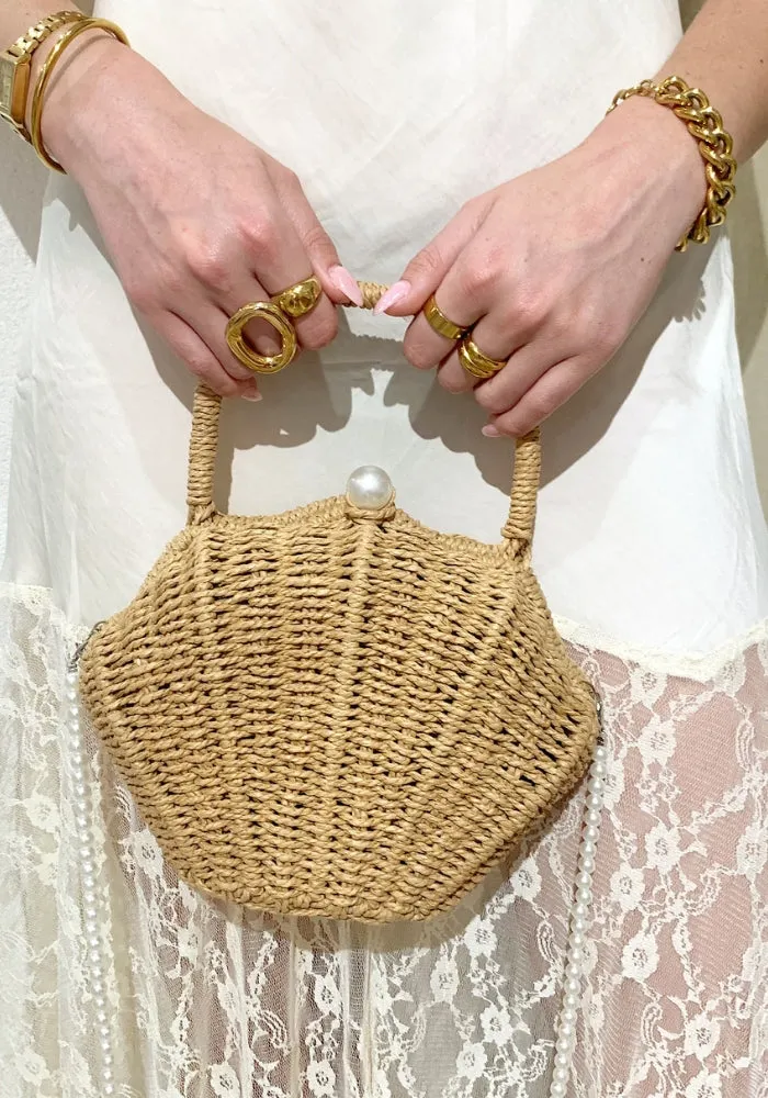 Sadie Shell Pearl Bag
