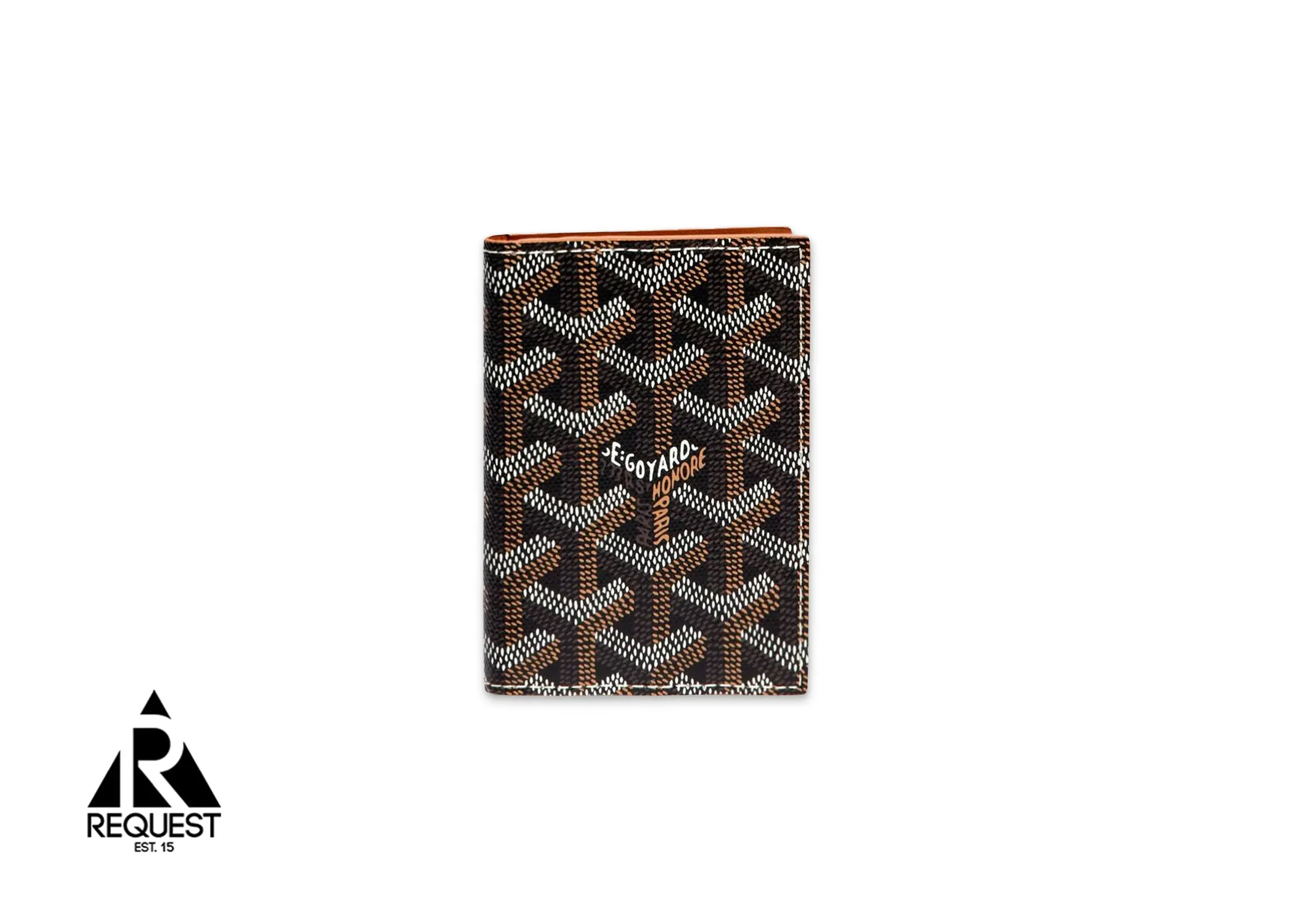 Saint Marc Card Wallet "Black & Tan"