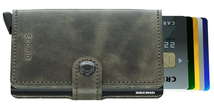 Secrid Mini Wallet Vintage Olive & Black