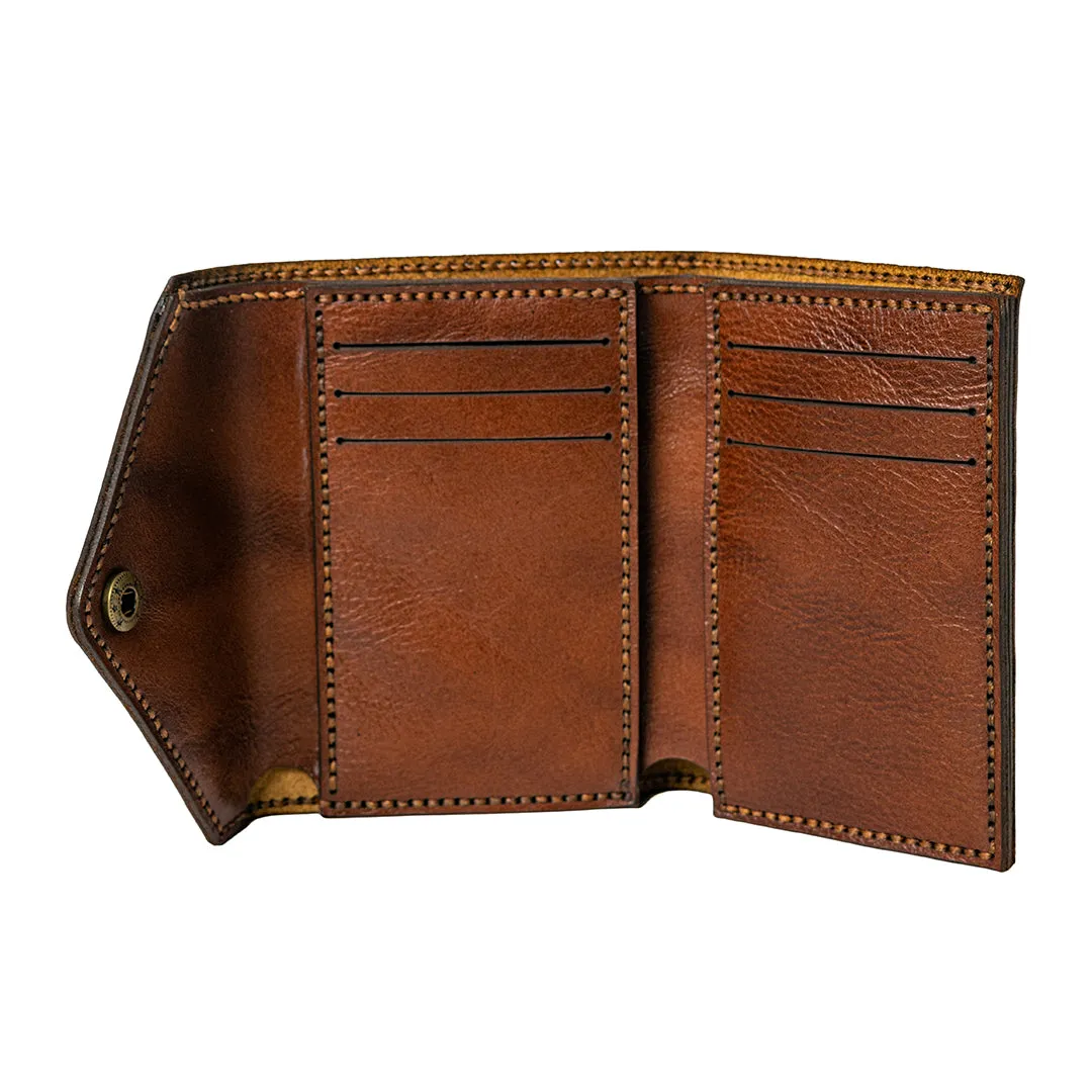 Side Folded Full Grain Wallet