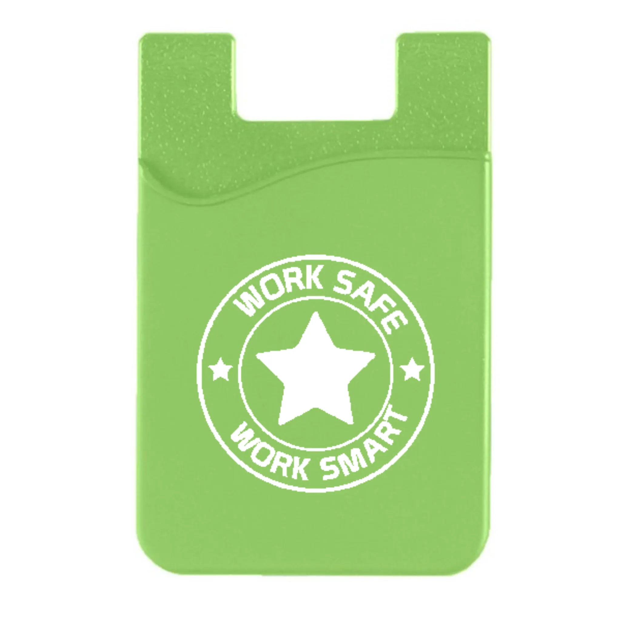 Silicone Phone Wallet w/Work Safe Logo  - #404020