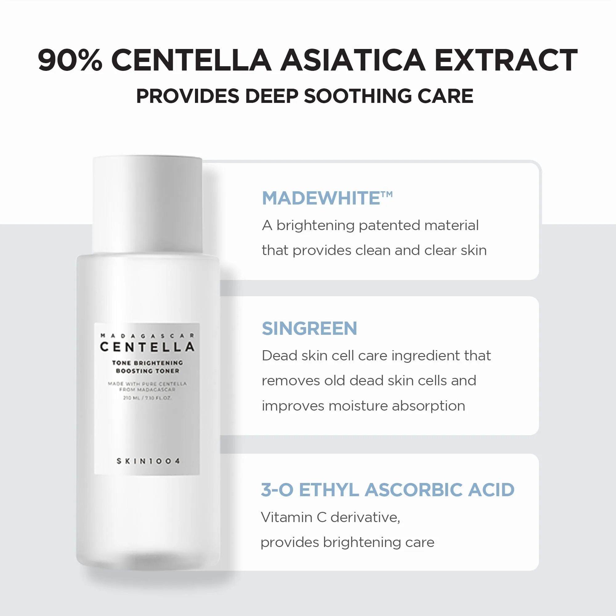 SKIN1004 Madagascar Centella Tone Brightening Boosting Toner 210ml