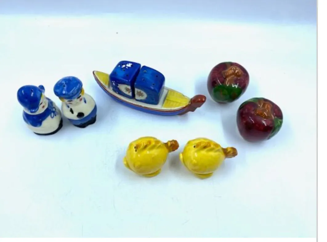 Small Ceramic Salt and Pepper Shakers