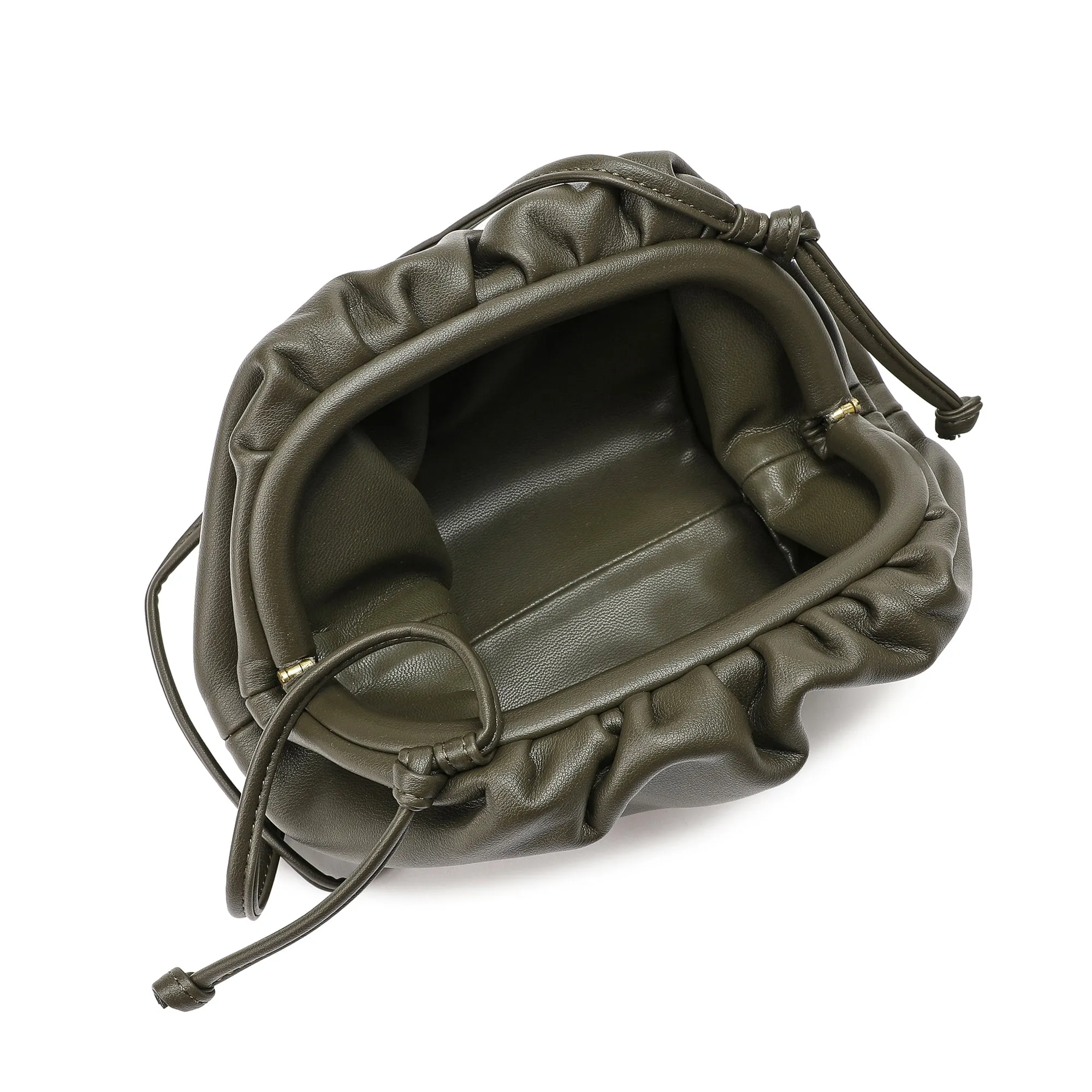Smooth Leather Pouch/Shoulder Bag