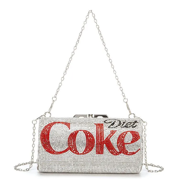 Soda Can Sparkly Clutch Purse