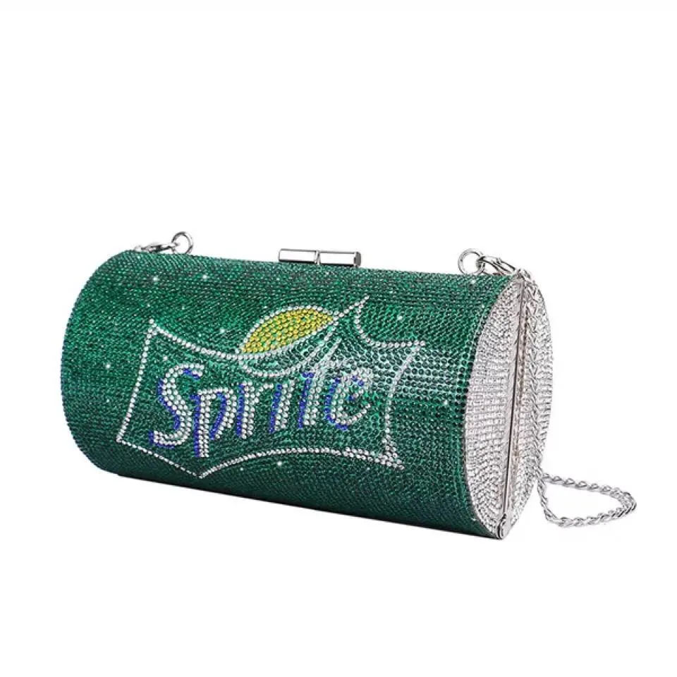 Soda Can Sparkly Clutch Purse