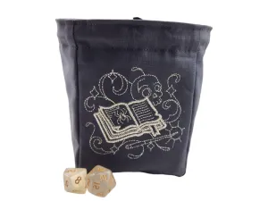 Spell book dice bag.