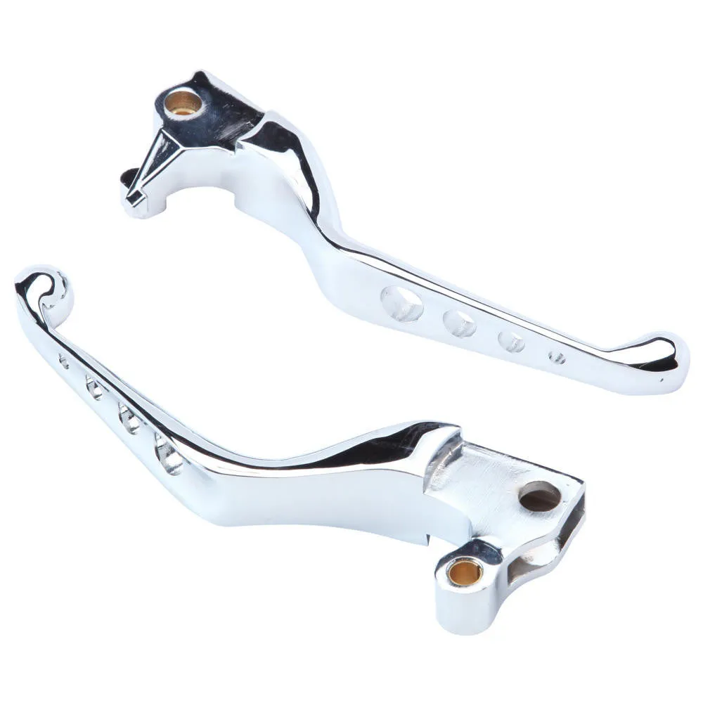 Sportster Lever Set Drilled 2004-2006 - Chrome
