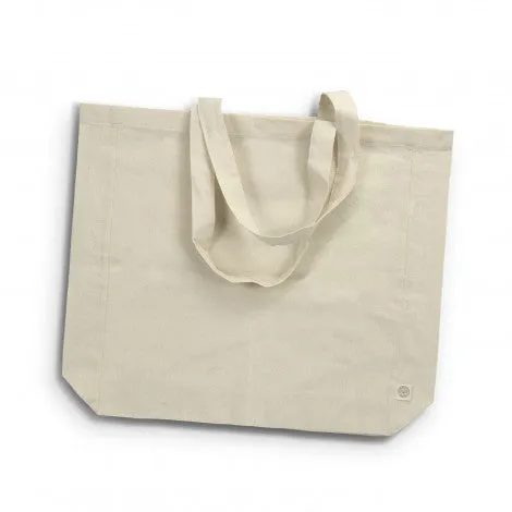 Stock Recycled Cotton Tote Bag with Gusset (SCB-74T)