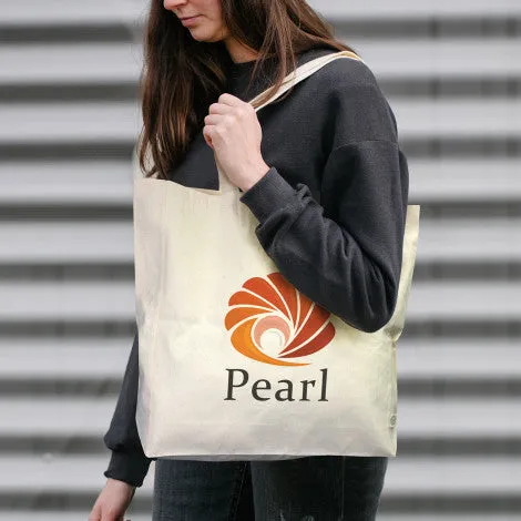 Stock Recycled Cotton Tote Bag with Gusset (SCB-74T)
