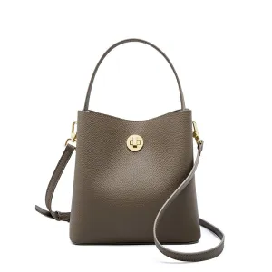 Stylish Bucket Leather Shoulder Bag - High-Quality Fashion for Modern Travelers