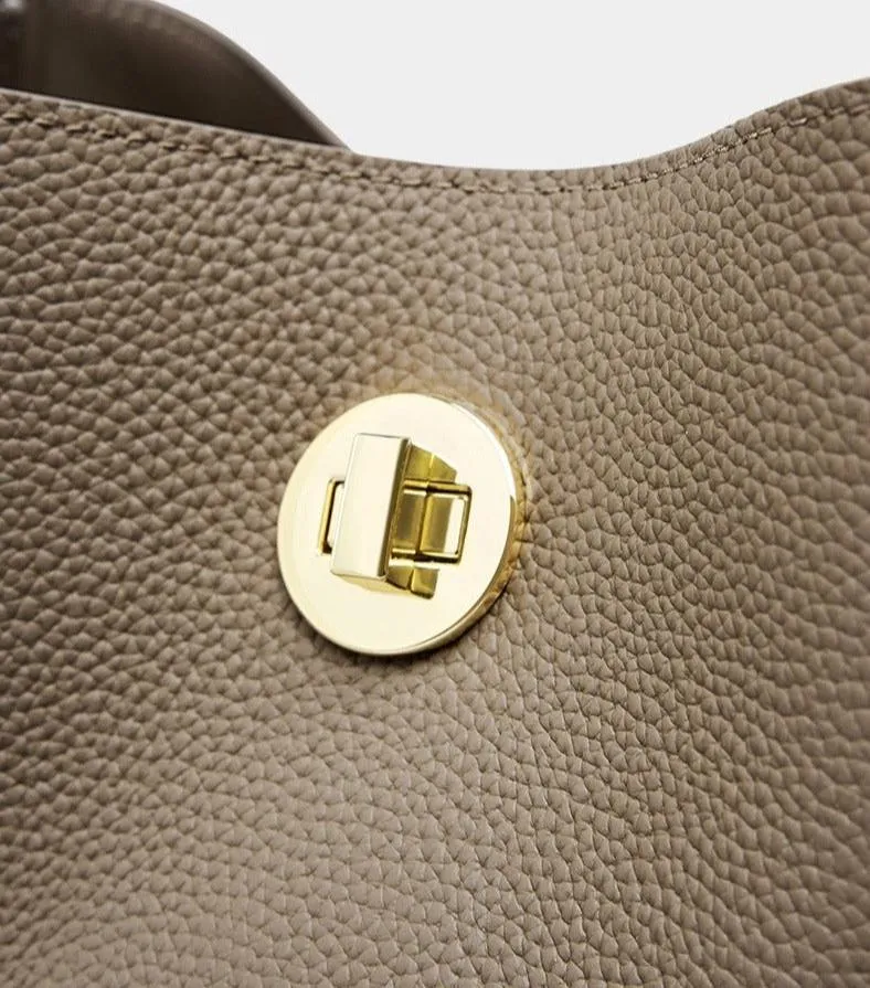 Stylish Bucket Leather Shoulder Bag - High-Quality Fashion for Modern Travelers