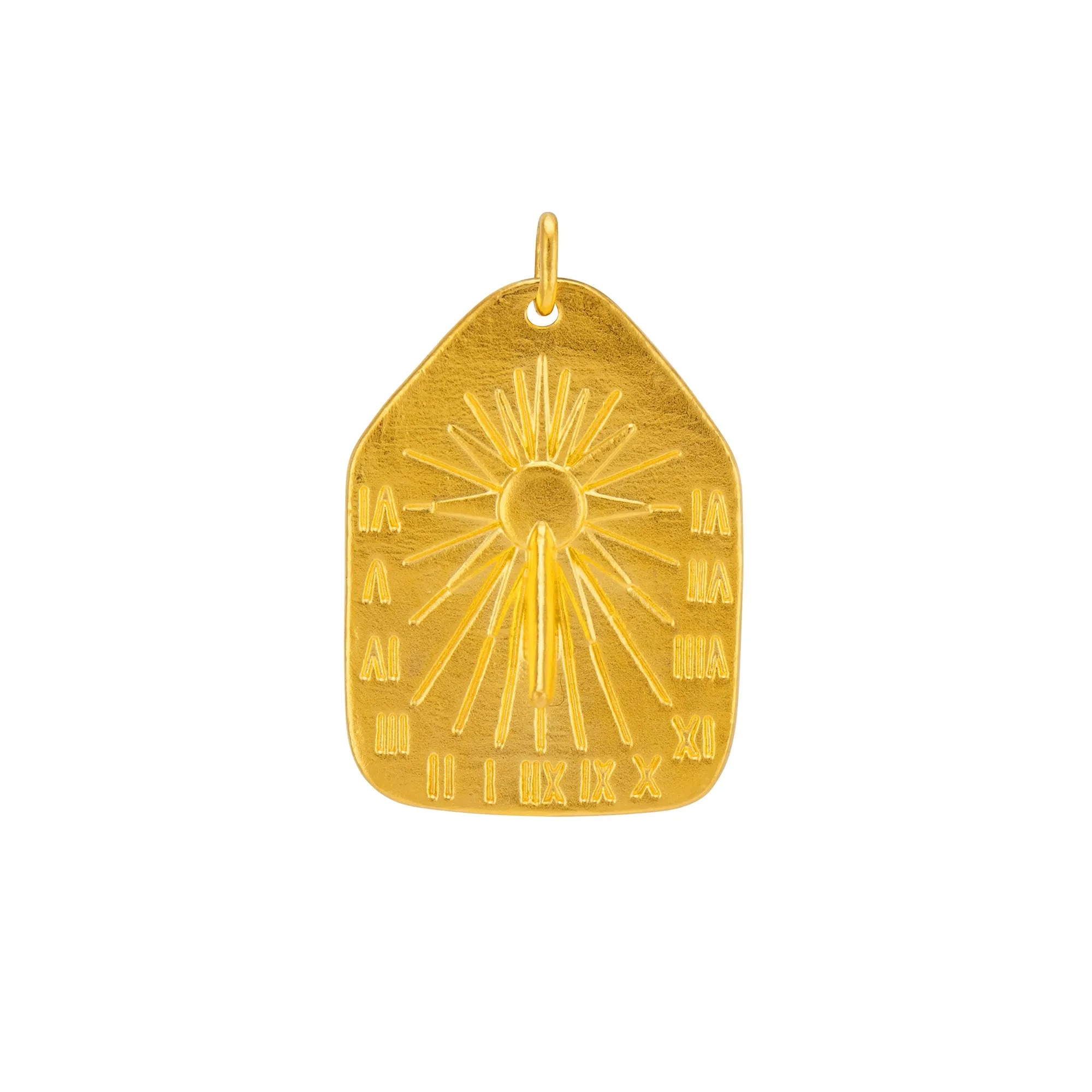 Sundial Tablet Pendant