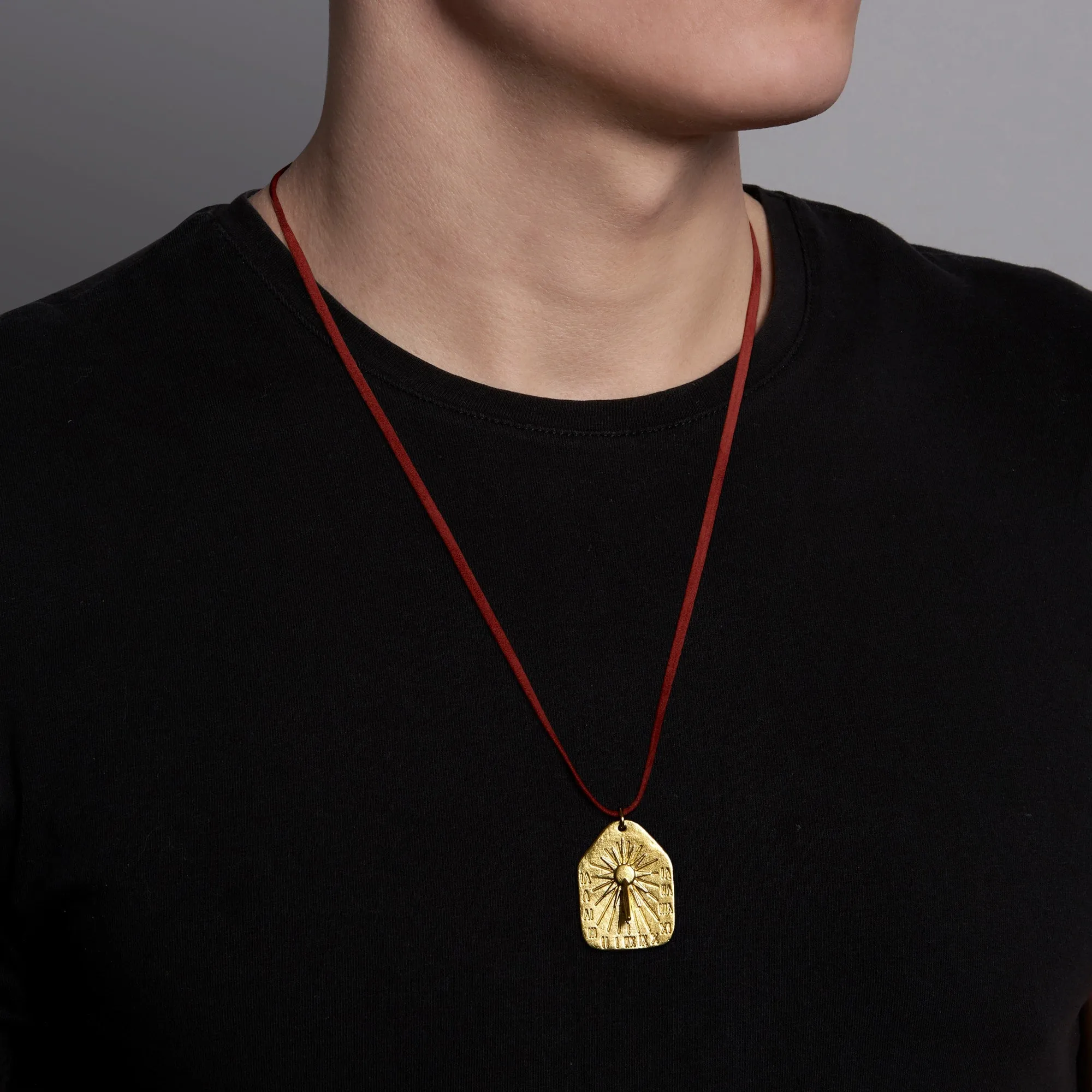 Sundial Tablet Pendant