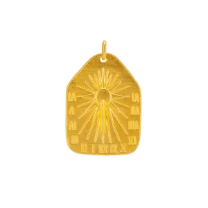 Sundial Tablet Pendant