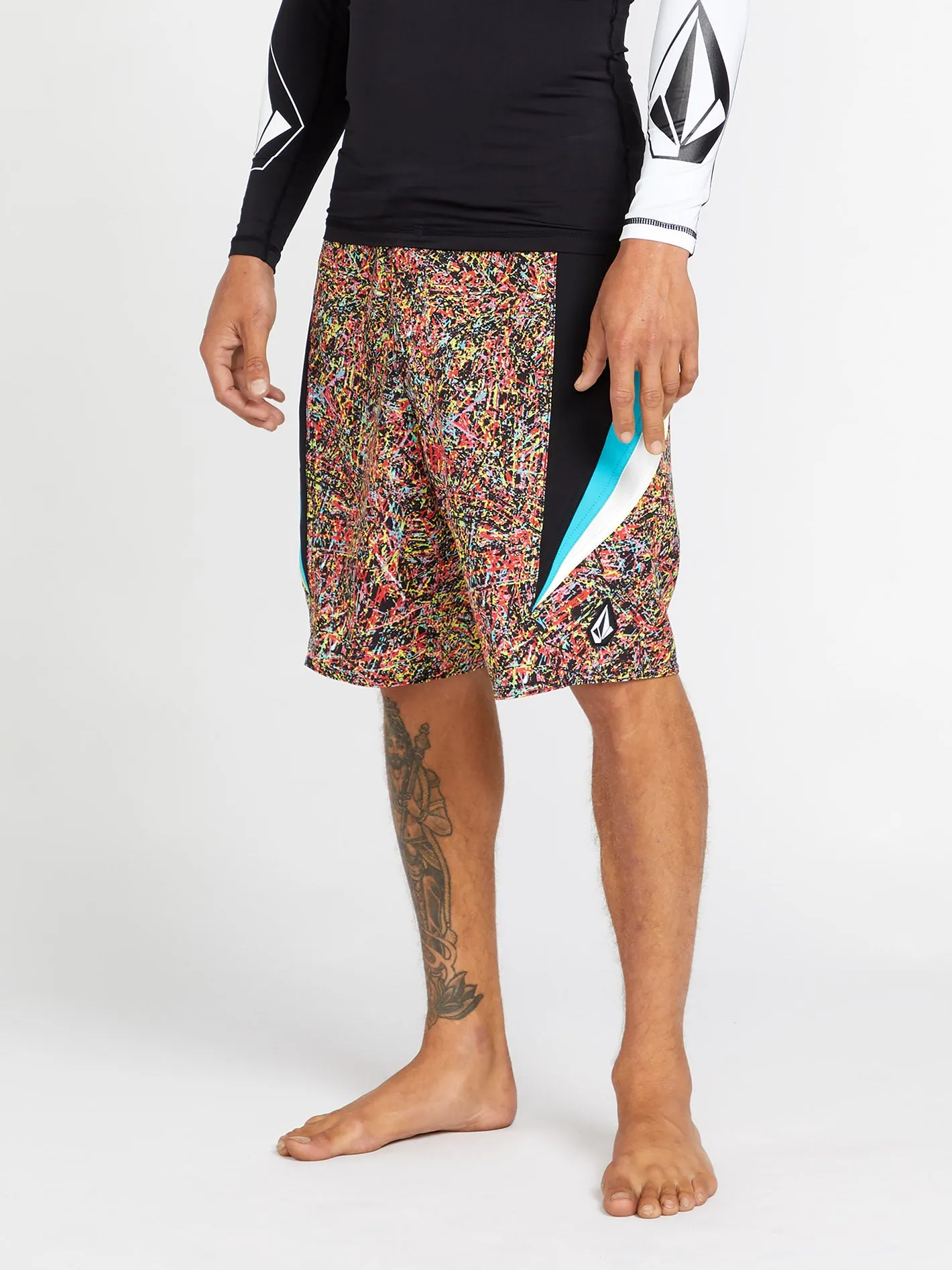 Surf Vitals J Robinson Mod 20" Boardshort - Black