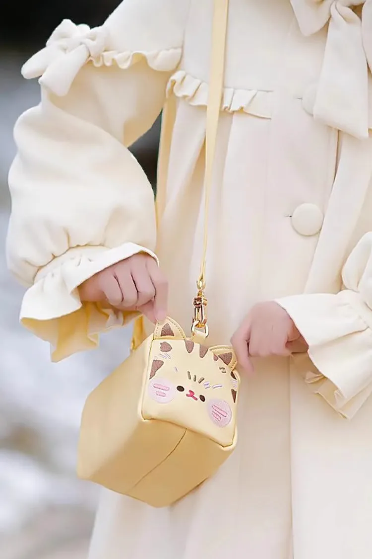 Sweet Cute Toast Cat Lolita Shoulder Bag 3 Colors