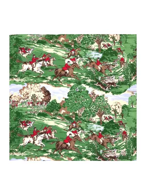 Tally Ho! Silk Pocket Square