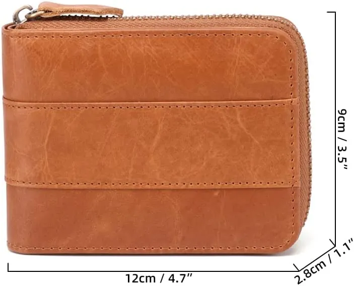 Top Quality PU Leather Zipper Wallet