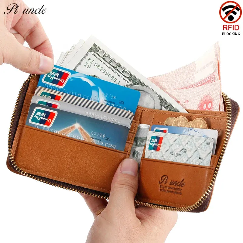 Top Quality PU Leather Zipper Wallet