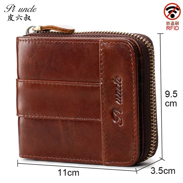 Top Quality PU Leather Zipper Wallet