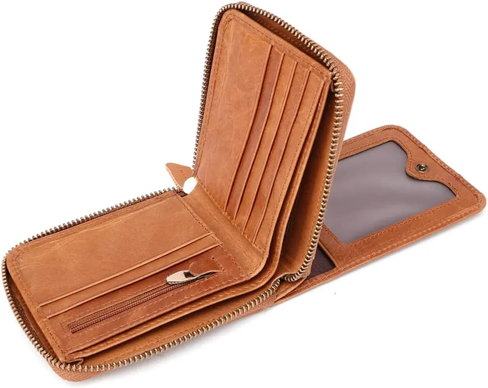 Top Quality PU Leather Zipper Wallet
