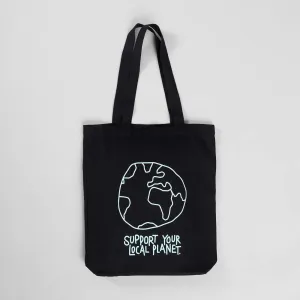 Tote Bag Torekov Local Planet Negra