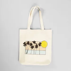 Tote Bag Torekov Sunset Palms Off-white