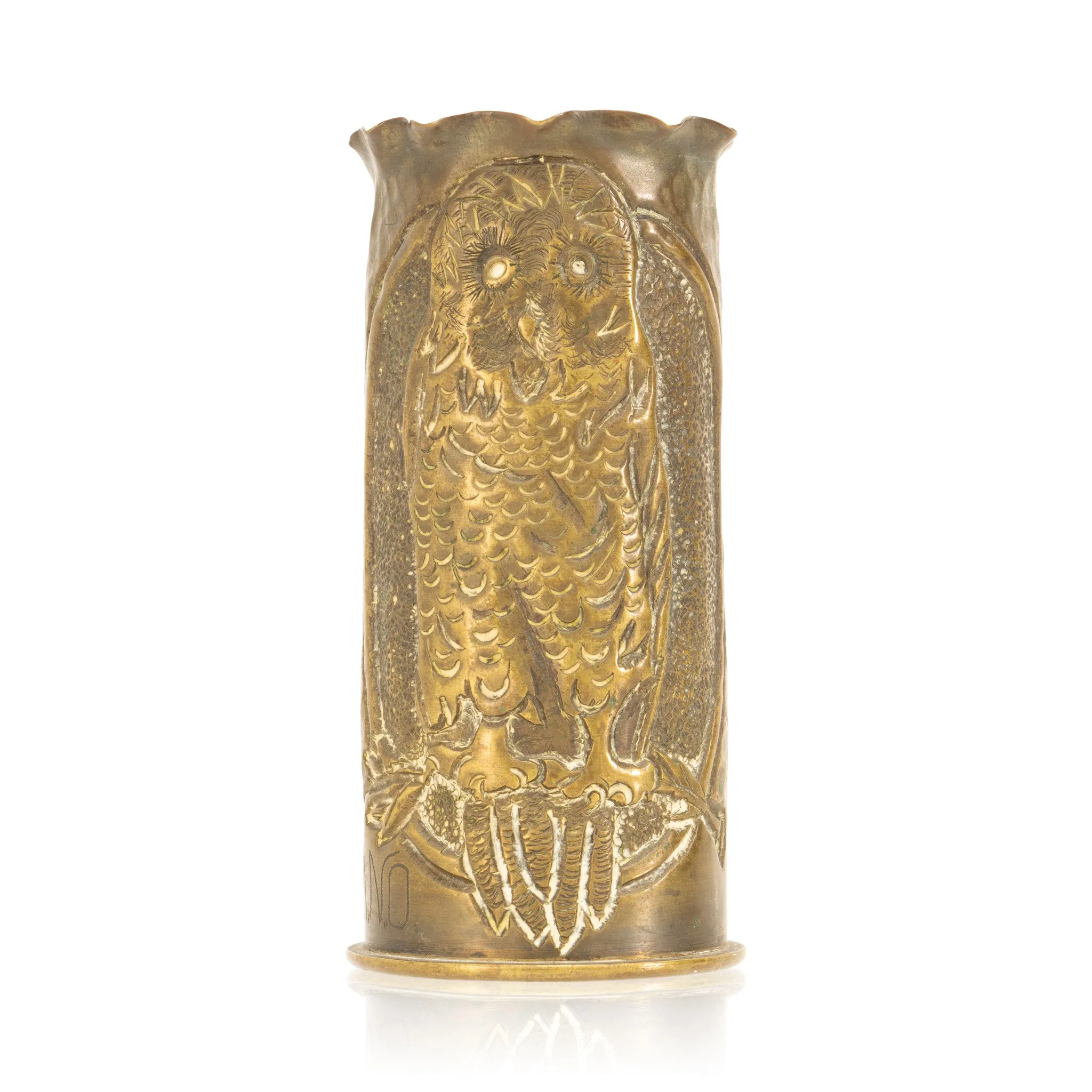 Trench Art Vase