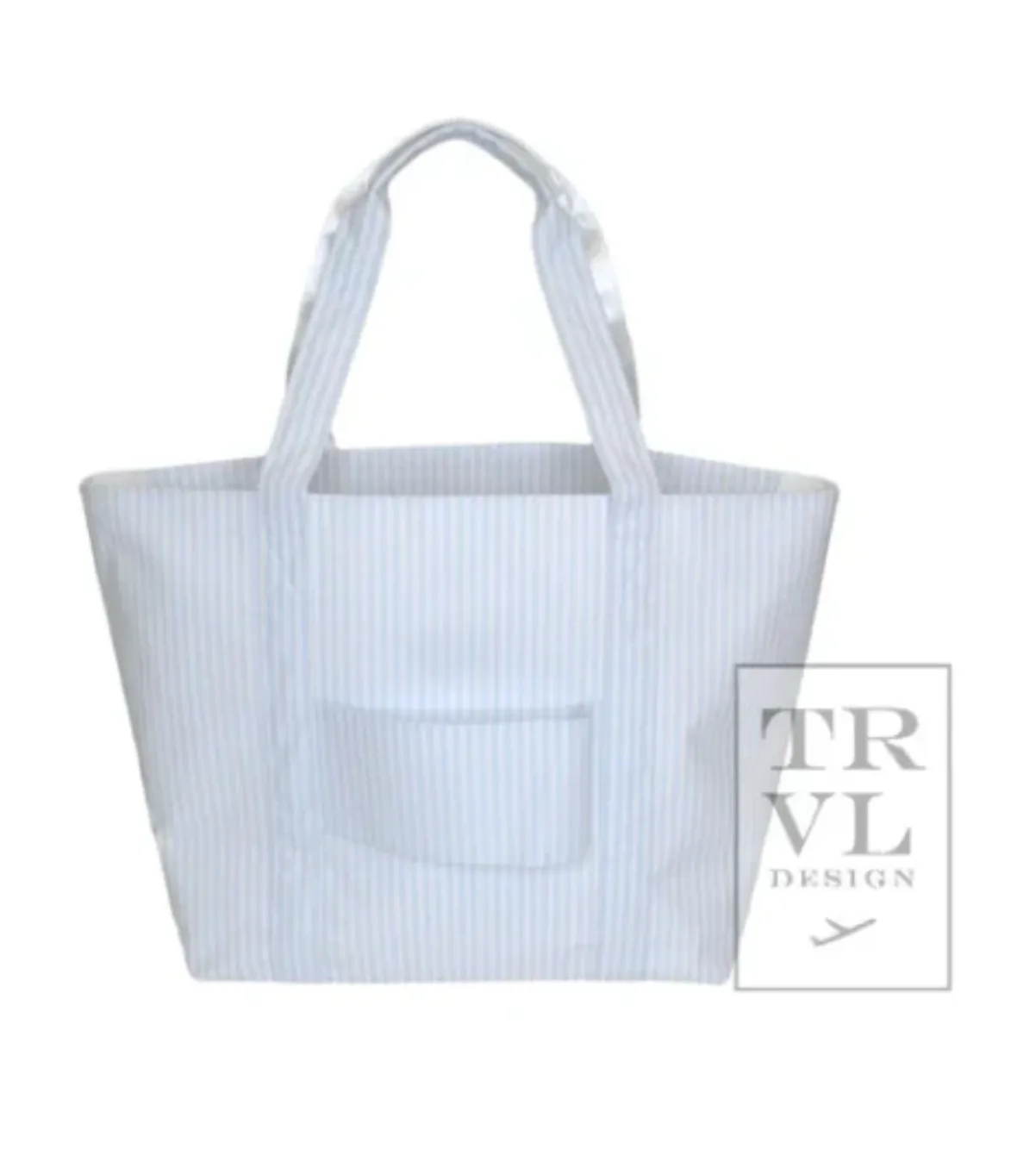 TRVL: Jumbo Tote XL Tote - Pimlico Stripe Blue
