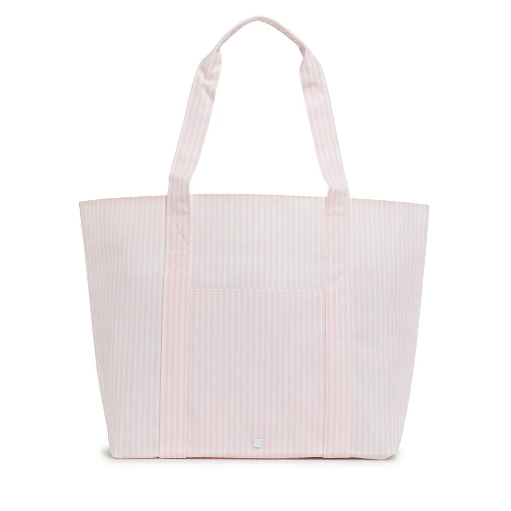 TRVL: Jumbo Tote XL Tote - Pimlico Stripe Pink
