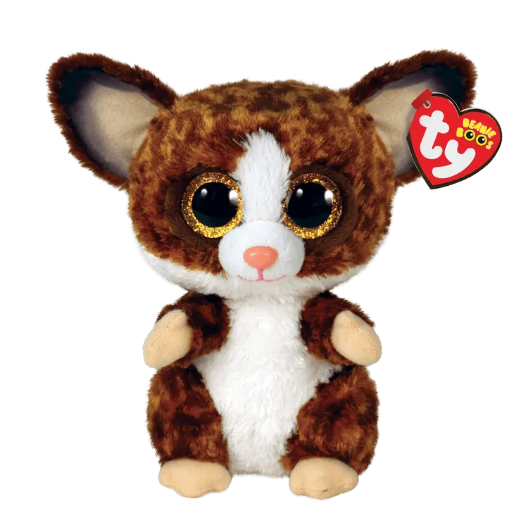 Ty Beanie Boos Collection Binky Brown Bush Baby - 6"