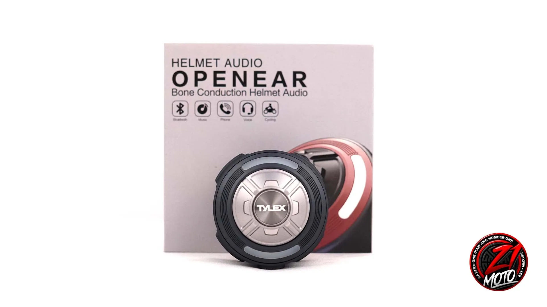 Tylex Open Ear Helmet Headset E50 BLACK
